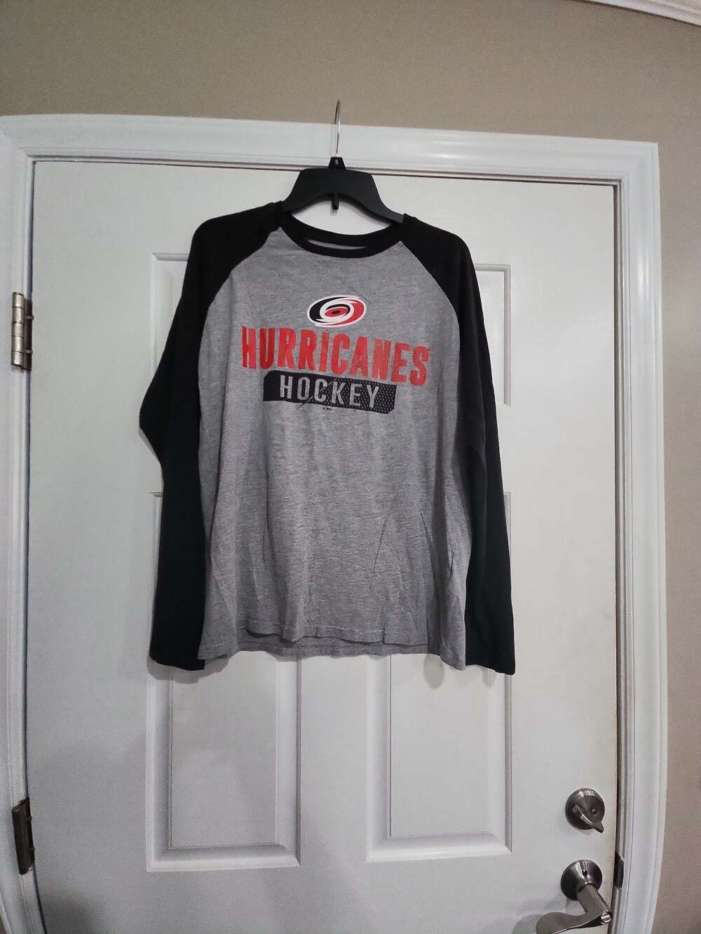 NHL Carolina Hurricanes Men's Raglan Long Sleeve T-Shirt